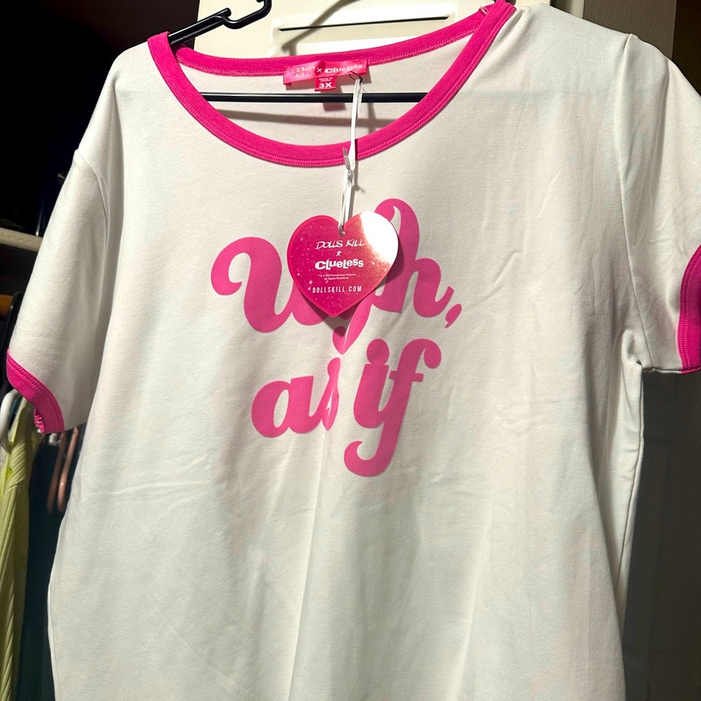 Dolls kill x clueless new with tag 3x top!